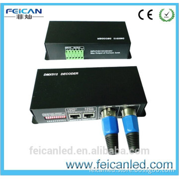 dmx 512 led light controller with 4 channel